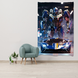 Derniers modèles de tapisseries imprimées UV <span class=keywords><strong>Optimus</strong></span> <span class=keywords><strong>Prime</strong></span> <span class=keywords><strong>Bumblebee</strong></span> Soundwave - Product Image 5