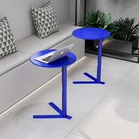 Table d'appoint de canapé, table d'angle simple en fer forgé, table basse mini nordique démontable pour salon, chambre, balcon
