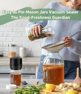 Wholesale Kitchen <strong>Tools</strong> Automatic Kit Food Storage Regular Mouth Jar Lids Electric Jar Vacuum Sealing Machine - Product Image 5