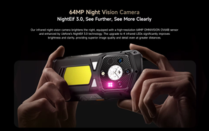 <span class=keywords><strong>Ulefone</strong></span> <span class=keywords><strong>Armor</strong></span> 29 Pro Versión Térmica, Teléfono Resistente 5G con IA, 21200mAh, Carga Rápida de 120W, Visión Nocturna de 64MP, Pantalla de 6.67" y 120Hz, 512GB ROM - Product Image 3
