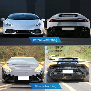 2014-2023 LP580/610 Car Upgrade Dry Carbon Fiber <b>Hood</b> Rear Spoiler Exhaust Front Rear Bumper New BodyKit for Lamborghini Huracan - Product Image 2