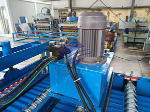 Machine de fabrication de tôles de toiture trapézoïdales IBR, machine de formage à rouleaux à double couche - Product Image 2