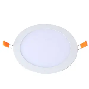 Panel de luz led delgado de fabricante de China, 3w, 6w, 9w, 12w, 15w, 18w, 24w, luces led de techo, alto brillo para luces empotradas