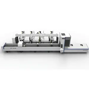 Máquina de corte por láser de tubo Cnc Ss profesional con 12m 6m 3mm Máquina de corte por láser de tubo de fibra de acero H Beam