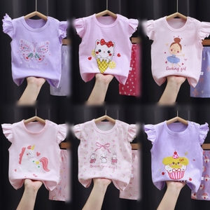 Kids Clothing Stock Lot Wholesale Mixed <b>Bundle</b> Boys Girls Toddler Summer Sets T-Shirt Shorts Pajamas Romper Bulk Apparel - Product Image 2