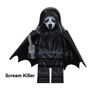 Halloween película <span class=keywords><strong>de</strong></span> terror personaje Scream Killer Jason <span class=keywords><strong>Freddy</strong></span> <span class=keywords><strong>Krueger</strong></span> ladrillos <span class=keywords><strong>de</strong></span> plástico juguetes <span class=keywords><strong>de</strong></span> bloques <span class=keywords><strong>de</strong></span> construcción para niños - Product Image 2