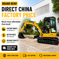 Nouvelle Mini-Excavatrice 303 CR 3,5 Tonnes C1.1 EU Stage V Tier 4 Prix Direct Usine Chine Supérieur au Prix des Concessionnaires Locaux Exportation
