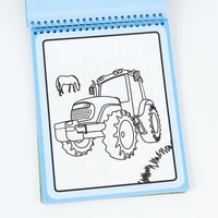 Dessin animé coloré écriture livre d'eau magique livre de dessin livre de griffonnage avec stylo magique