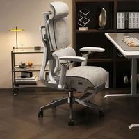 Chaise de bureau ergonomique moderne pour la maison, chaise d'apprentissage en maille pour e-sport, accoudoirs réglables en hauteur, base en acier inoxydable