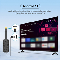 Topleo 4K 8K Android Tv Stick S180 Amlogic S905x5m Streaming Android 14 Tv Box Smart Android Tv Stick