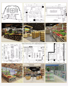 Espositore per negozi scaffali per gondole scaffale in metallo altri magazzini e forniture da supermercato negozio di cosmetici - Product Image 6