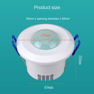 24V khô liên hệ với nhúng cảm biến hồng ngoại chuyển đổi khách sạn góc hành lang hồng ngoại cơ thể con người cảm biến cảm ứng chuyển đổi - Product Image 3