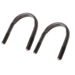 定制304/316不锈钢碳钢定制扁平方形弯曲带螺母的u型螺栓