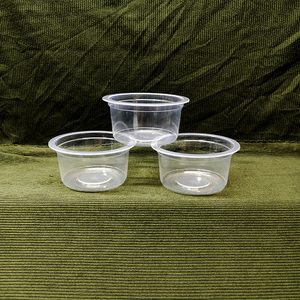 Loge personnalisée 71mm-70ml 2.5oz Mini tasse à sauce jetable en plastique PP Récipient transparent pour gelée - Product Image 5