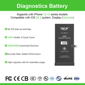 แบตเตอรี่แท้ DEJI Distributors OEM สำหรับ <span class=keywords><strong>iPhone</strong></span> 12 Mini 12 Pro 13 14 15 Pro Max ใช้แทนแบตเตอรี่ <span class=keywords><strong>iPhone</strong></span> - Product Image 2