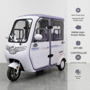 Tricycle électrique avec moteur 2000W, pour le transport de marchandises <span class=keywords><strong>et</strong></span> de passagers, CKD, Pérou, <span class=keywords><strong>Bolivie</strong></span>, Équateur, robuste <span class=keywords><strong>et</strong></span> tout-terrain, avec 4 portes - Product Image 4