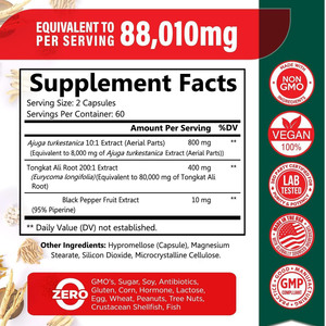 Geliştirilmiş biyoyararlanım için OEM özel etiket turkesteron kapsülleri - Product Image 3