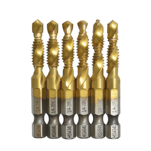 Hss4341 Hex Shank Inch Spiral Point Machine Taps 6-32Nc To 1-4-20Nc For Steel Drilling Tapping Chamfering Integrated - Product Image 4