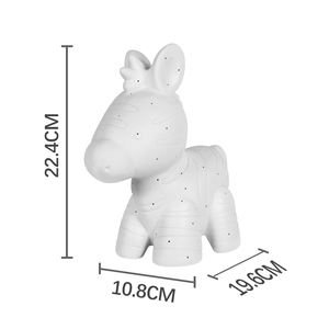 कारखाने गर्म बिक्री पशु प्यारा रात प्रकाश घर सजावट के इनडोर बेडसाइड सजावट पशु कावाई सिरेमिक लैंप - Product Image 2