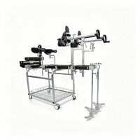Cadre de traction orthopédique MT MEDICAL avec chariot mobile et fluoroscopie C-arm disponible, fixation pour table chirurgicale