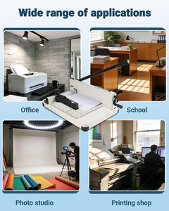 Taglierina a Ghigliottina per Carta <span class=keywords><strong>A4</strong></span> Quanheng, Robusta con Leva Salva-Lavoro e Guida di Misurazione Chiara per Uso Scolastico e da Scrivania - Product Image 6