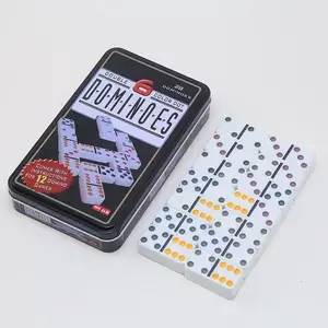 D6 Colored Domino In Common Tin