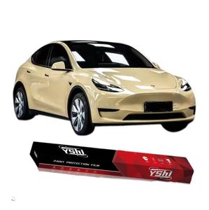 <span class=keywords><strong>Film</strong></span> de protection de voiture Premium Monet Purple, matériau PET haute brillance, super lisse, protection de peinture, changement de couleur, protection UV/IR, Tesla - Product Image 4
