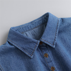 Corea del Sur primavera otoño hombres mujeres <span class=keywords><strong>camisa</strong></span> de mezclilla fabricantes transfronterizos venta al por mayor <span class=keywords><strong>falso</strong></span> <span class=keywords><strong>cuello</strong></span> decorativo suéter <span class=keywords><strong>cuello</strong></span> - Product Image 4