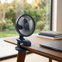 Ventilateur de bureau multifonctionnel 4 en 1, mini ventilateur USB Type C à clipser, ventilateur portable suspendu avec minuterie 1H 2H 4H 8H, ventilateur personnel silencieux pour chambre à coucher