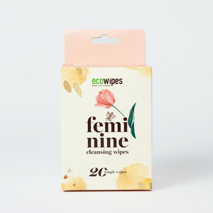 Lingettes écologiques pour l'hygiène féminine, lingettes humides, 20 lingettes, lingettes nettoyantes, douces pour la peau, jetables, soins personnels - Product Image 1