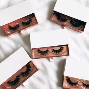 Private label eyelash flip box new arrive eyelash boxes custom logo white eyelash packaging box for lashes