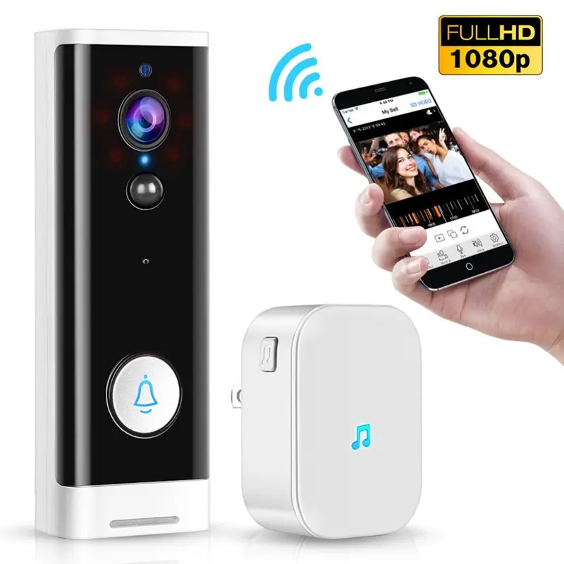Tuya smart home wireless WiFi doorbell 1080p intelligent network monitoring smart video ring doorbell