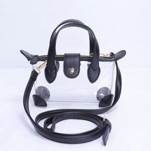 Custom DIY Portable Women's Zipper Waterproof Crossbody <b>Bag</b> <b>Clear</b> PVC Mini Tote Shoulder Messenger <b>Bag</b> Fashionable <b>Travel</b> - Product Image 4