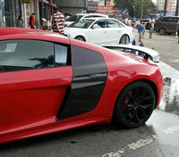 Lame de porte latérale en fibre de carbone de style OEM pour Audi R8 2008-2015
