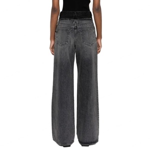 Jeans Holgados de Alta Calidad para Mujer, Estilo Casual, Cintura Doble, Marca Tideway - Product Image 3