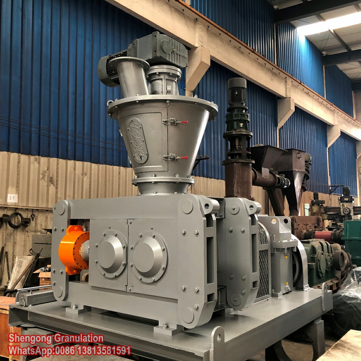 Шнековый винт для подачи Двойной Ролик гидравлический уплотняющий лигнит/машина для брикетирования коричневого угля