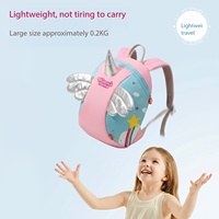 Sac à dos et trousse de papeterie personnalisés OEM/ODM pour enfants, motif licorne fantaisie, rose arc-en-ciel, pour filles, service de marque privée