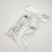 Douille universelle à vis de suspension E27 avec interrupteur adaptateur de support de prise de lampe convertisseur 3/5/8m de fil pour tube d'ampoules de lampe à maïs LED