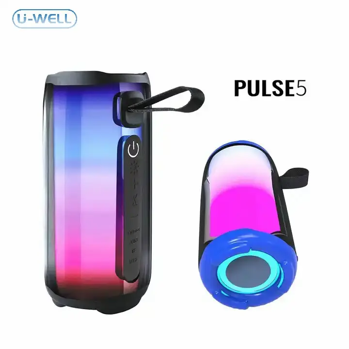 Wireless Portable Speaker PULSE5 20W Power with LED Flash Light Waterproof for Outdoor Parties Theatres Home Mobile Use
