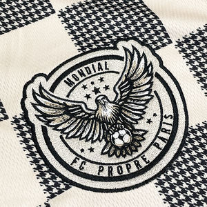 Maillot de football personnalisé, motif de sublimation, broderie, logo, sport, style classique, maillot de football rétro - Product Image 4