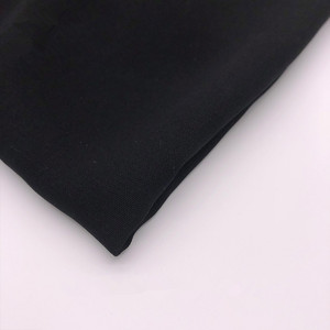 Nuovo fuji tex 2023 ultimo design nero abbigliamento islamico donna abiti musulmani tessuto Abaya - Product Image 4