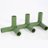 Connecteurs de cadre de serre robustes DaringFish Gresorth 16 mm 11 mm en plastique, outil de raccordement pour jardinage, tube d'irrigation, fournitures de jardin
