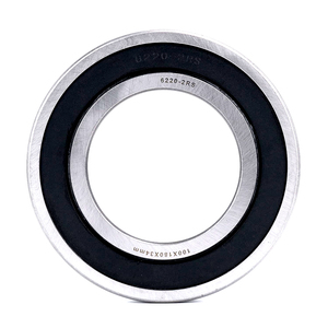 6220-2rsr-c3 rãnh sâu bóng mang hàng duy nhất đôi kín thép lồng C3 giải phóng mặt bằng Metric 100mm ID 180mm OD 34mm chiều rộng - Product Image 2