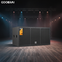 MIS-DS218-2800W Enceinte DJ Professionnelle Économique Double Bass Pro Box 18 Pouces Subwoofer