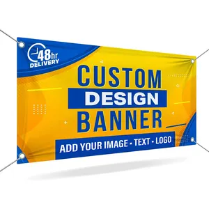 Custom Indoor/ Outdoor Vinyl Banner Custom Led Banner Photography Backdrops Personalized Banner Decoration