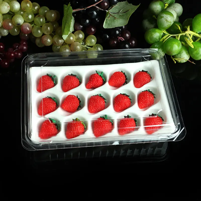 멀티 스타일 플라스틱 상자 작은 투명 플라스틱 식품 용기 딸기 상자