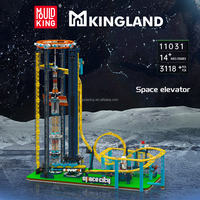 Mould King 12044 Train Motorisé Flying Scotsman, Blocs de Construction, Jouets, MOC, Puzzle, Kit de Briques d'Assemblage pour Cadeau d'Anniversaire Enfant