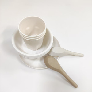 Phân hủy sinh học và <span class=keywords><strong>compostable</strong></span> Bộ đồ ăn dùng một lần trấu Nguồn cung cấp bên Kit - Product Image 3