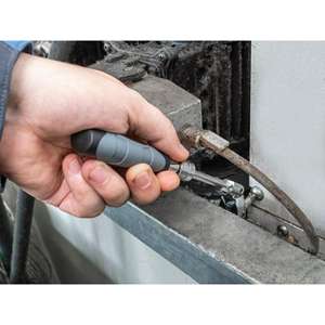 Trinquete reversible telescópico VIGOR con junta de bisagra ∙ V6614N ∙ Cuadrado de 1/4 pulgadas (6,3mm), sólido ∙ 225 mm - Product Image 3