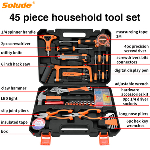 Solude 45 cái công cụ chuyên nghiệp thiết lập Xe đẩy chuyên nghiệp nhiệm vụ nặng nề tùy chỉnh hộ gia đình công cụ kỹ thuật Bộ đầy đủ Kit - Product Image 2